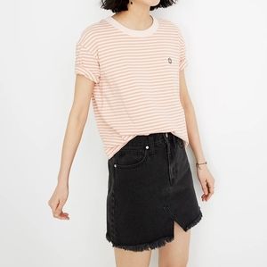 Madewell Denim Skirt w/Raw Hem sz 25